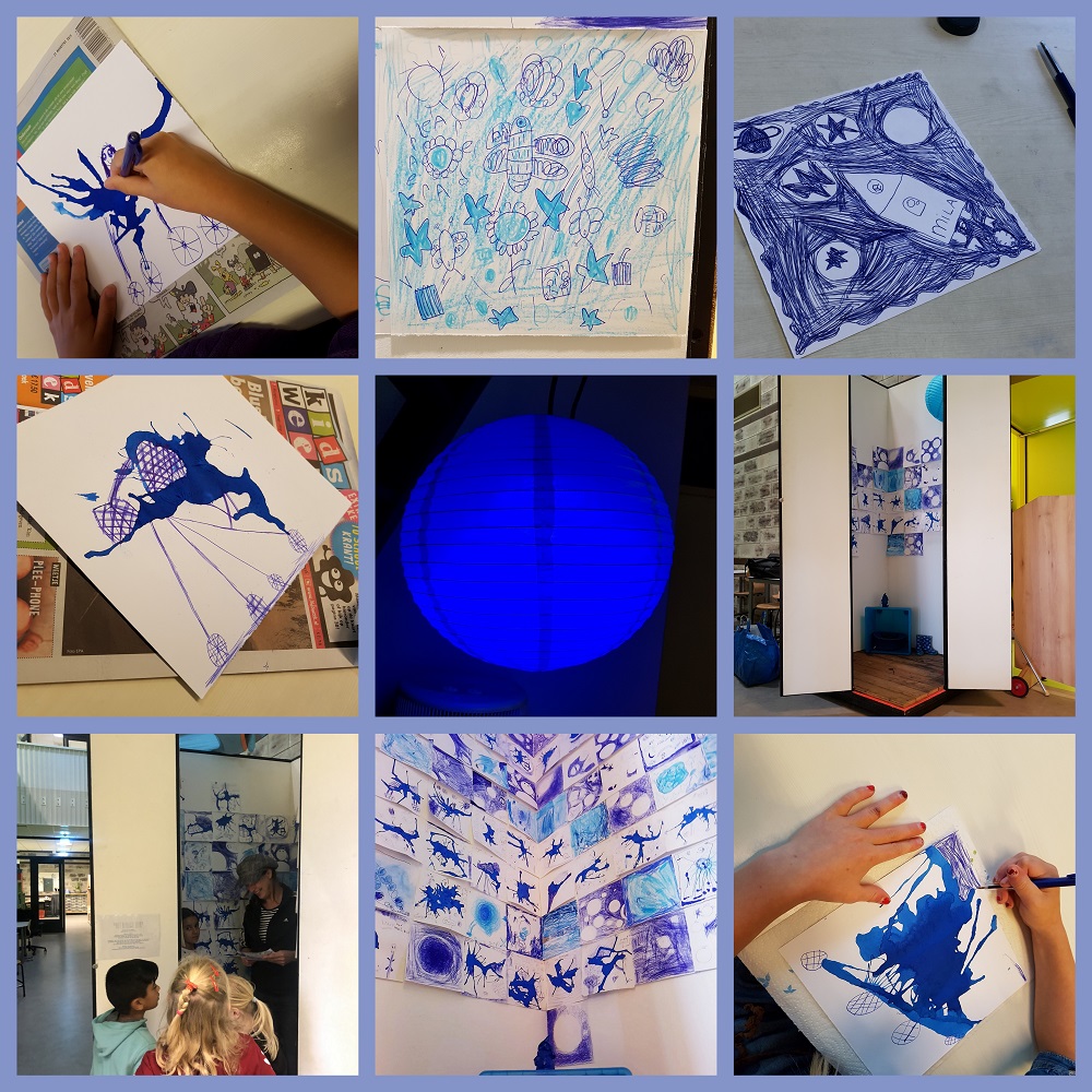 Het Blauwe Uur - kunst op school